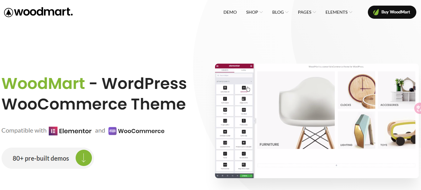 WordPress主题WoodMart v7.3.2 WooCommerce主题和谐汉化版下载